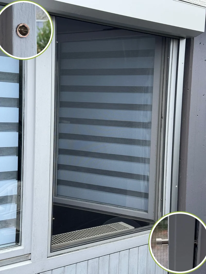 GFS Spannrahmen WOOD - Insektenschutz für Holzfenster mit Federstift