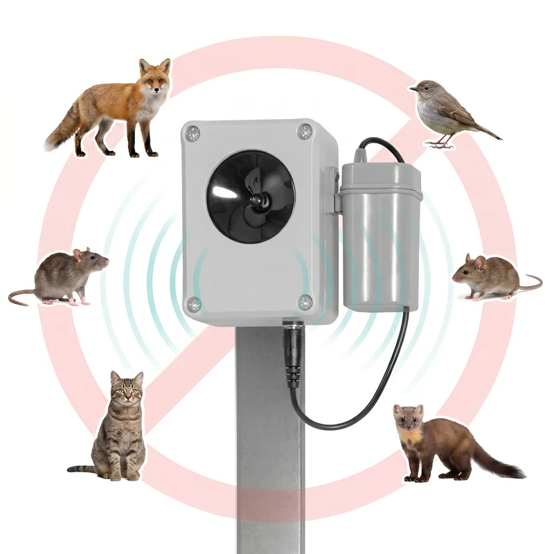 HexGuard - Starker Schutz mit Ultraschall gegen Marder, Mäuse, Ratten und Füchse