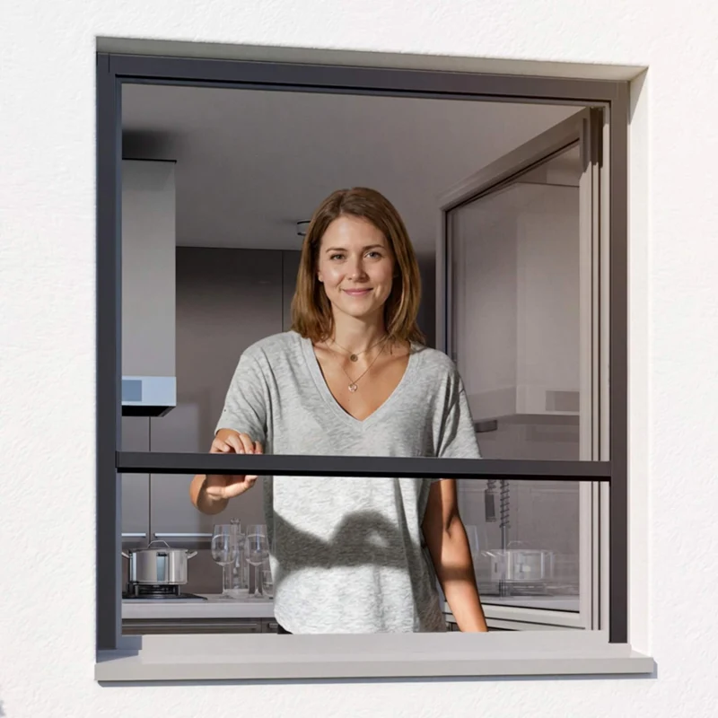 EXTRA Fliegengitter Rollo für Fenster