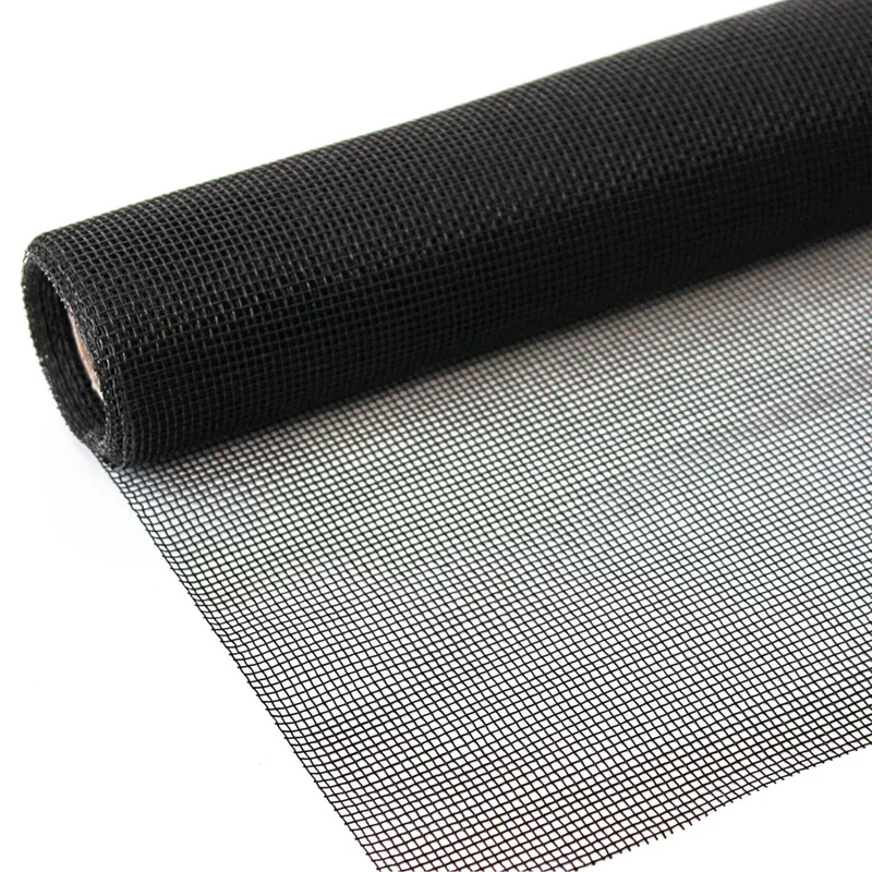 Fliegengitter Gewebe aus Fiberglas 120x250 cm Rolle anthrazit / weiss