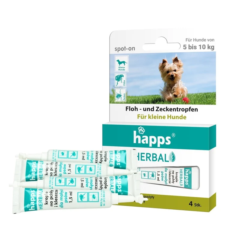 Zecken- und Flohtropfen - für Hunde 5-10 kg