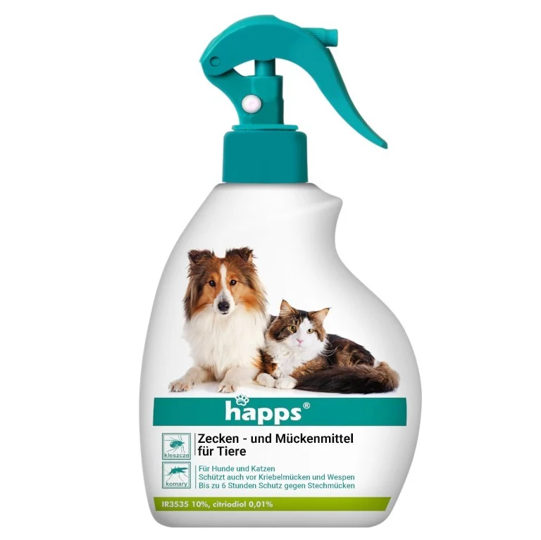 Spray gegen Zecken, Mücken und Wespen / Hunde- und Katzenschutz 200 ml