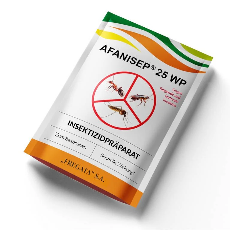 Afanisep 25WP Insektizid gegen Kakerlaken, Ameisen, Flöhe und Bettwanzen