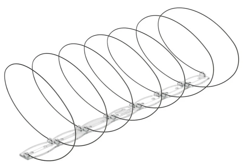 Abwehr Spirale aus Edelstahl gegen Vögel und Tauben 33 cm