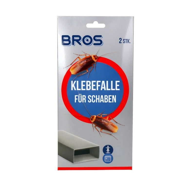 Klebefalle für Schaben Kakerlaken Silberfischchen 2 Stk.