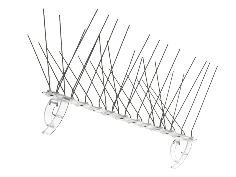Spikes für die horizontale Dachrinne gegen Marder, Tauben, Katzen und Vögel