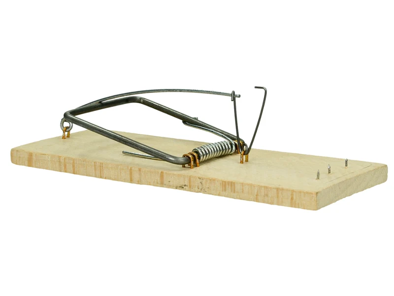 Traditionelle Rattenfalle aus Holz