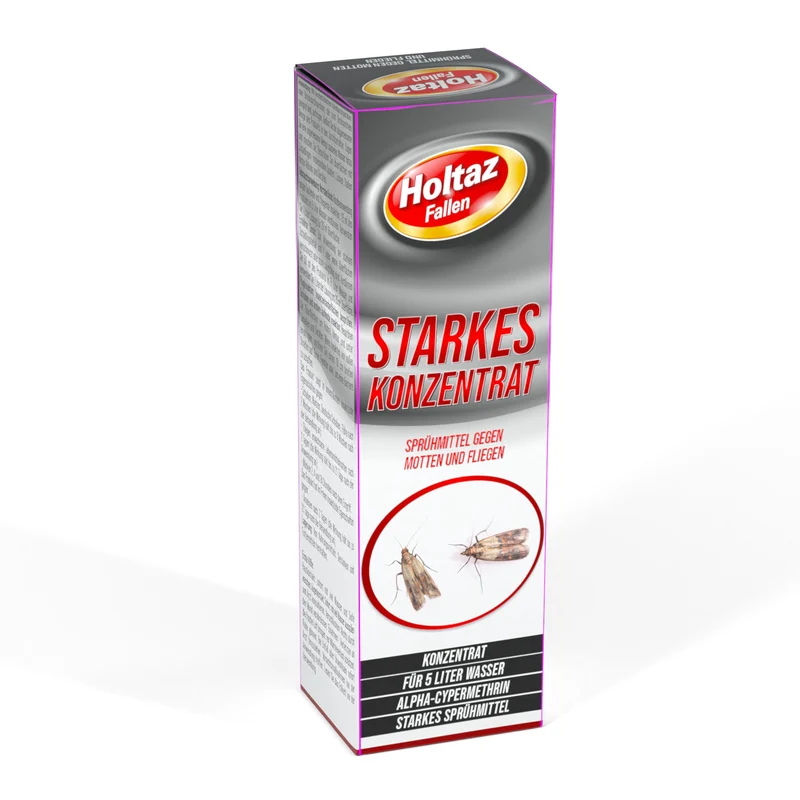 Starkes Konzentrat gegen Fliegen, Motten, Kakerlaken und Ameisen 25 ml