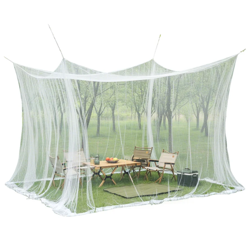 Sekey Moskitonetz Weiß 300x300x250 cm – Doppelbett, Pavillon & Outdoor Schutz vor Mücken