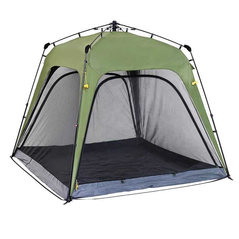 Moskitonetz Einbausatz für Pavillon - 240 x 240 x 175 cm - schwarz