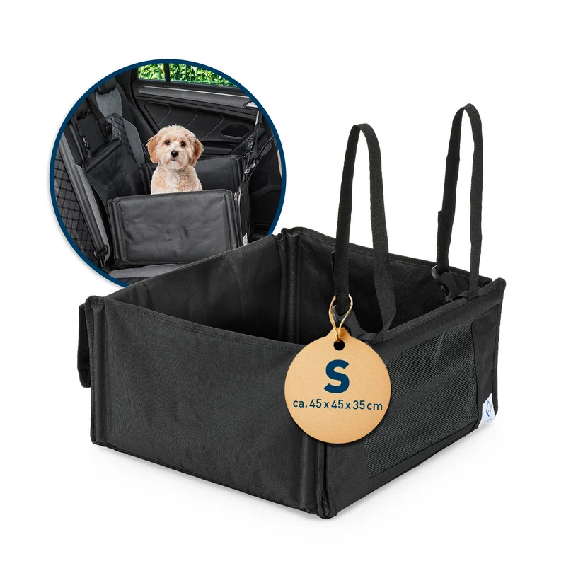 Hundeautositz – wasserfeste Hundebox – S