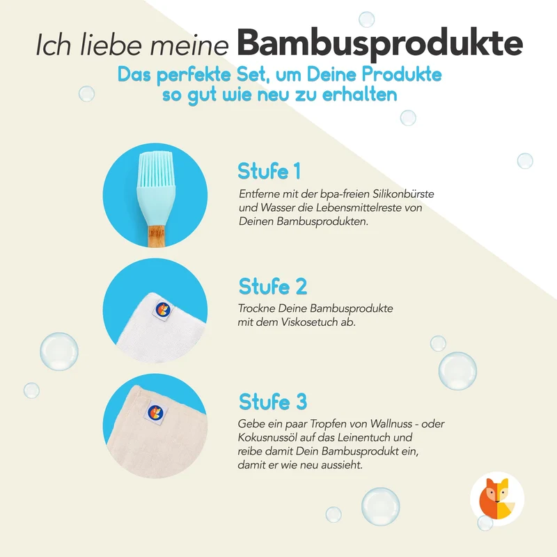 Reinigungs Set 3 tlg. – Hellblau