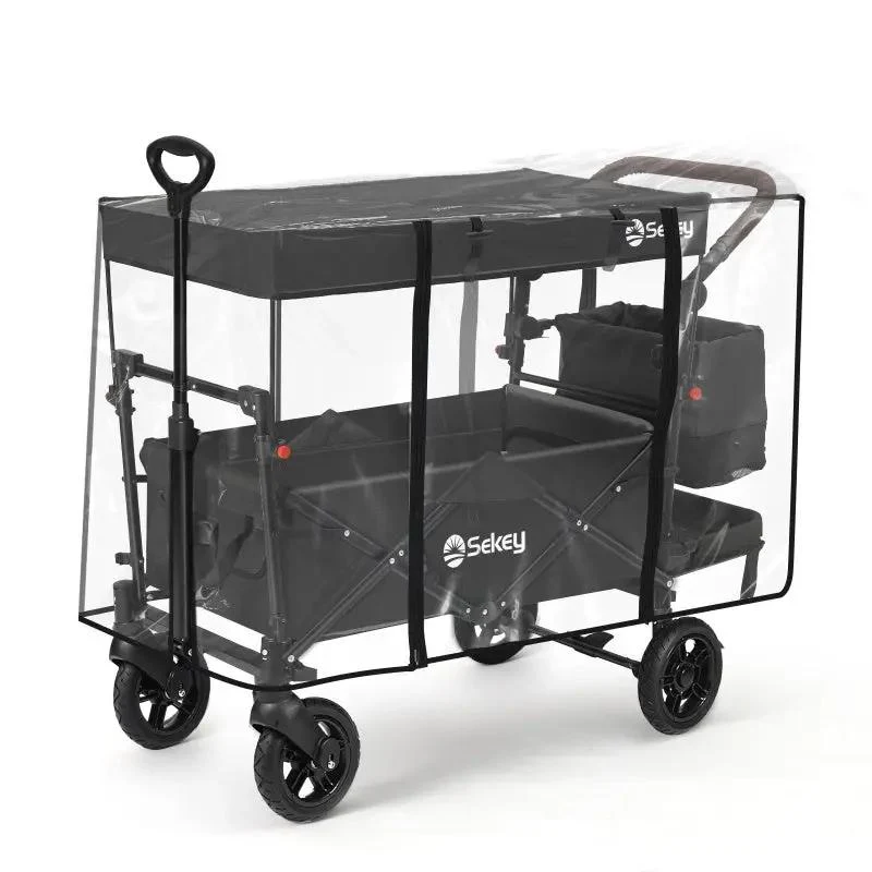 Sekey Bollerwagen Regenschutz, 110x60x75cm