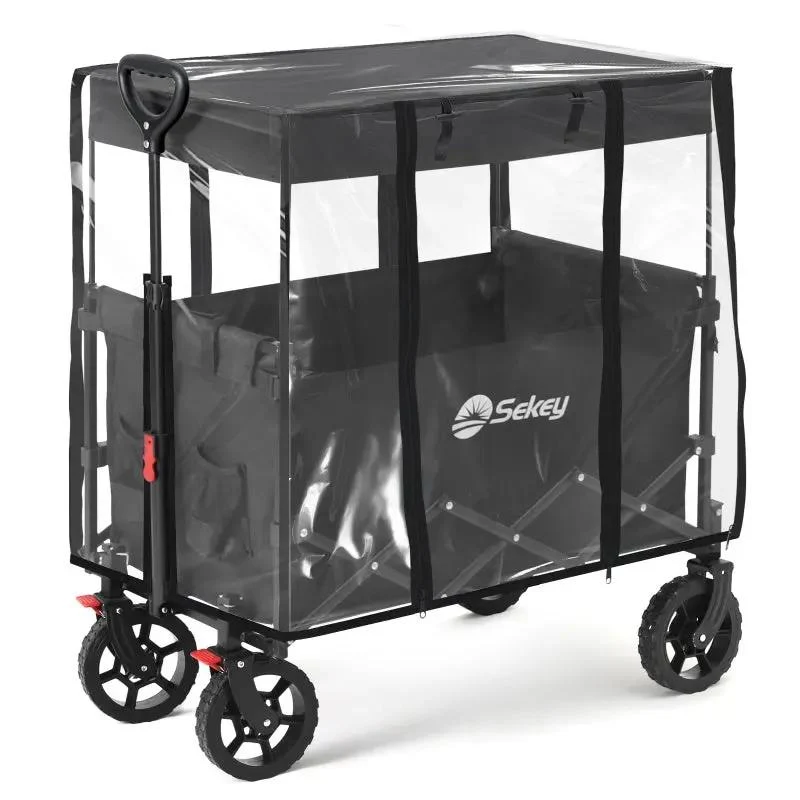 Sekey Bollerwagen Regenschutz, 75x50x65cm