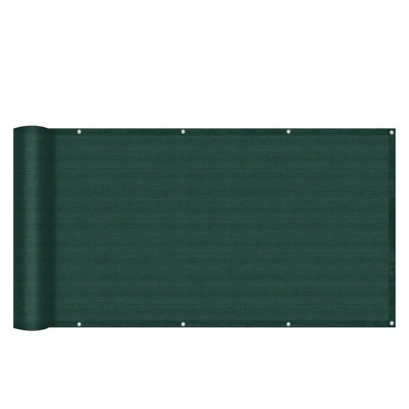Sekey Balkon Sichtschutz aus 220 g/m² HDPE, mit Kordel, Grün