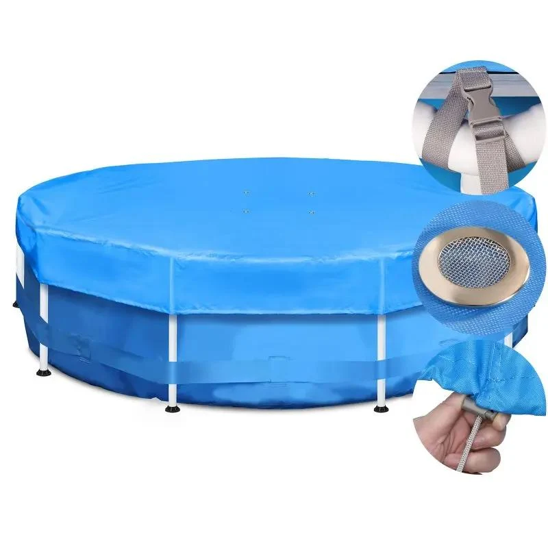 Sekey Poolabdeckung aus 420D Oxford, Blau