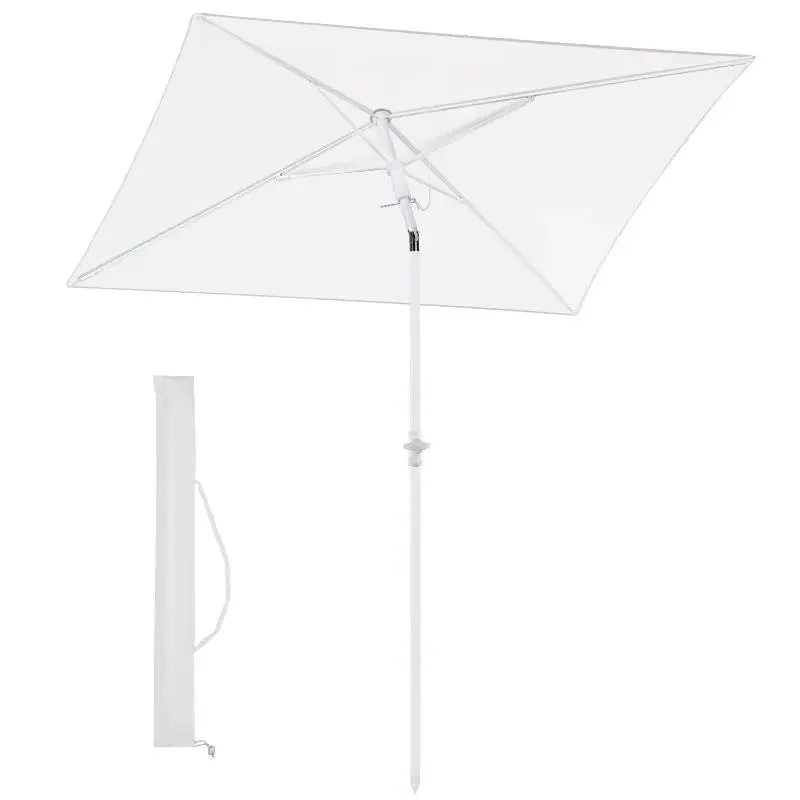 Sekey 180 x 125 cm Balkonschirm Rechteckig mit Schutzhülle, Sonnenschutz UV50+