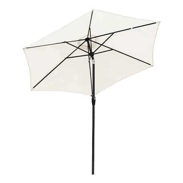 Sekey 270 cm Alu Sonnenschirm mit Kurbel, Sonnenschutz UV50+