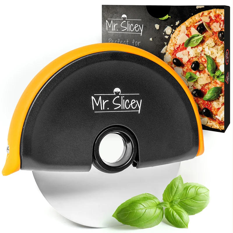 Pizzaschneider Mr. Slicey + Sicherheits-Gummilippe