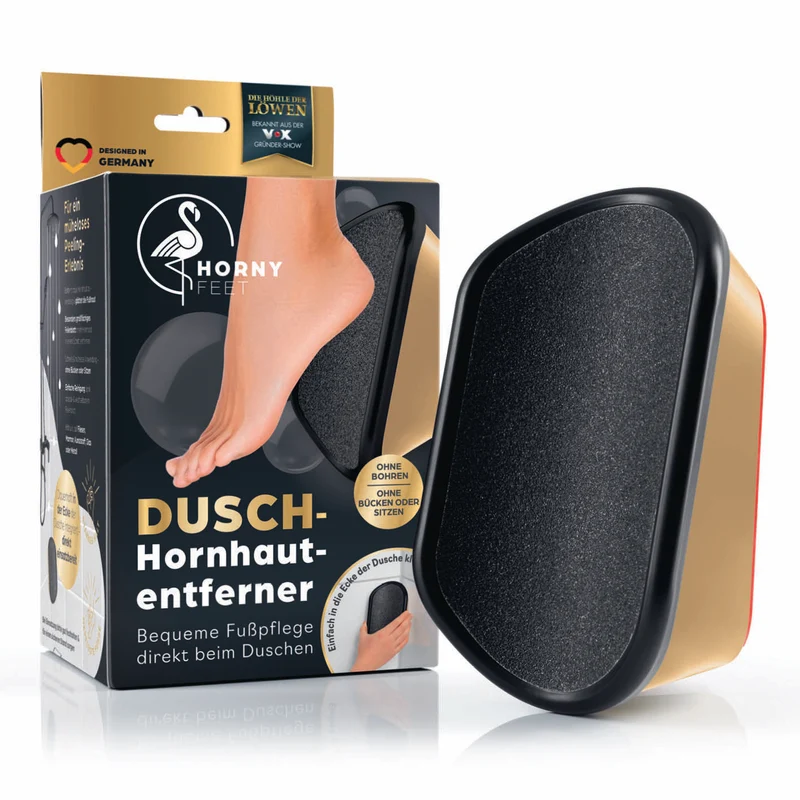 Hornhautentferner für die Dusche - Gold-Edition
