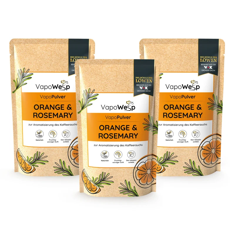 Pulver 3er-Set Orange & Rosemary (3x je 100 g)