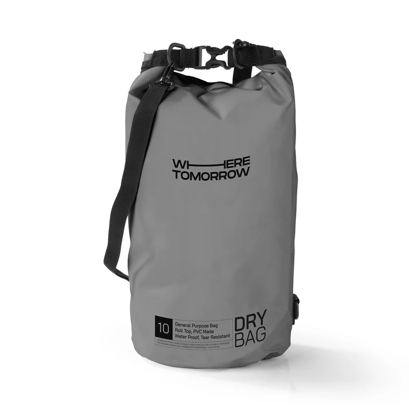 Dry Bag 10L - Style 01 - Grau