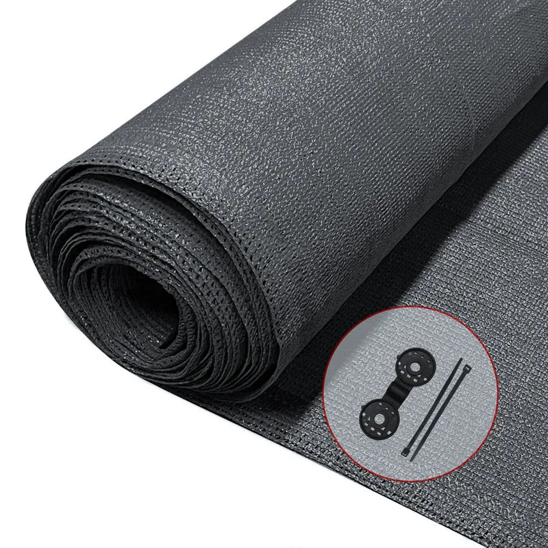 Zaunblende 1×10m, Sichtschutz Zaun 150 g/m² HDPE Schattiernetz, Anthrazit