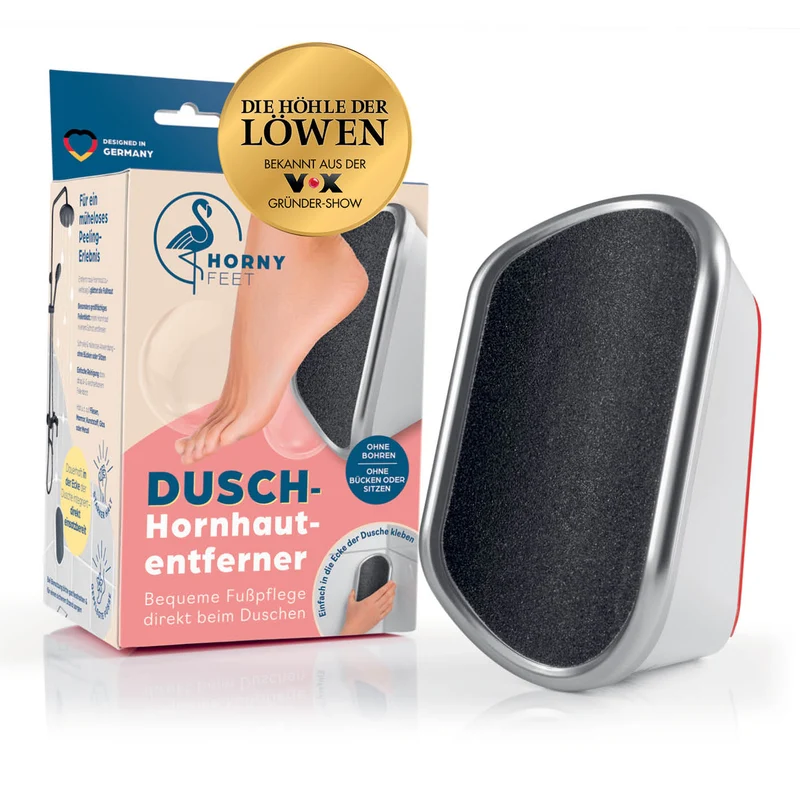 Hornhautentferner für die Dusche - Weiß