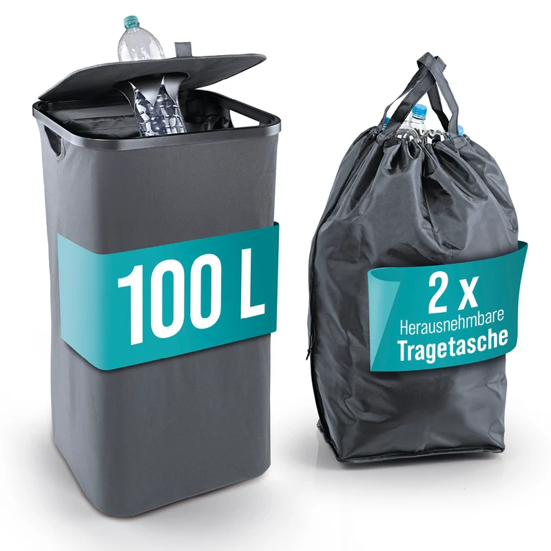 Pfandflaschen-Sammelbehälter - Anthrazit