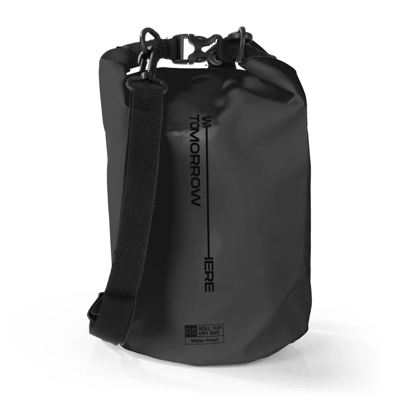 Dry Bag 5L - Style 02 - Schwarz