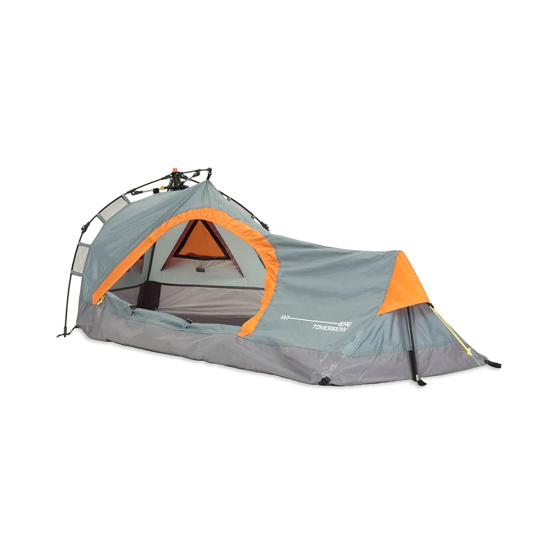 1-Personen-Zelt - Dreieck - 225x100x57 cm - Grau