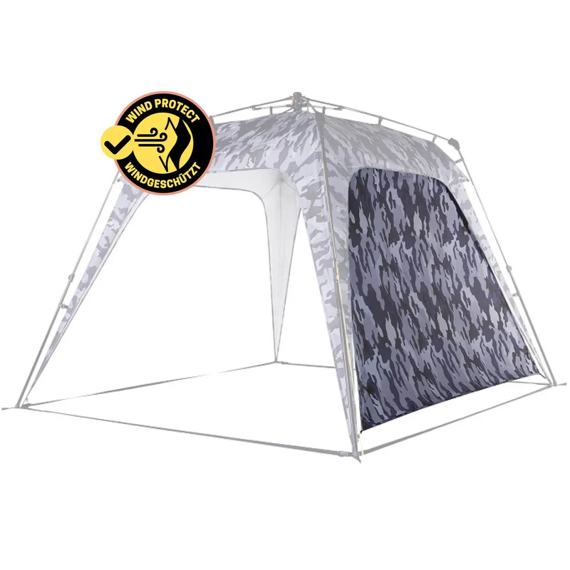 Pop Up Pavillon Gartenzelt - Seitenwand - Camouflage-Grau