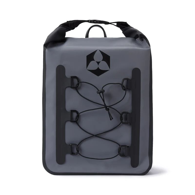 Fahrrad Gepäck Tasche wasserfest - Gepäckträger Packtasche - 23L - Grau