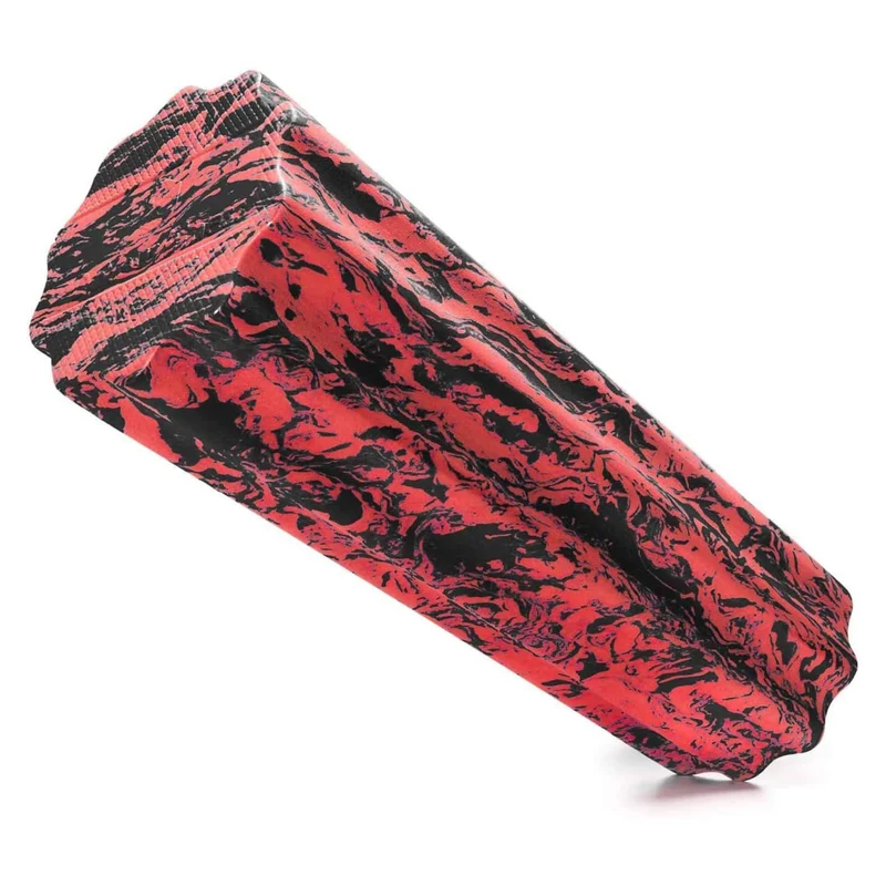 Faszienrolle"Anila" eckig - 45 x 15 cm - Schwarz/Rot