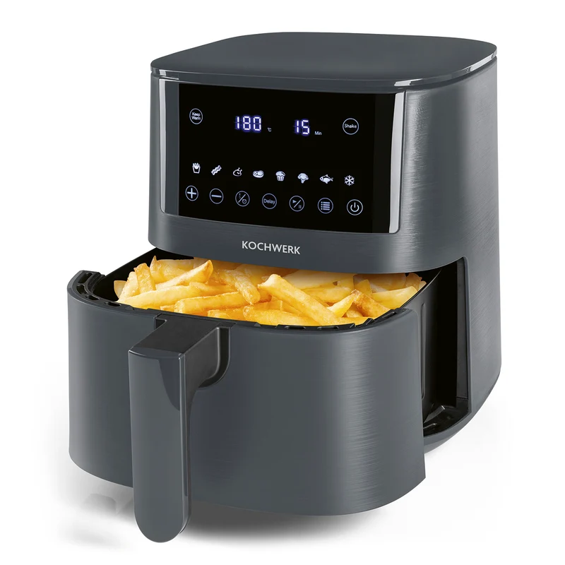 Heißluft-Fritteuse Digital 4,2l mit Erinnerungsfunktion