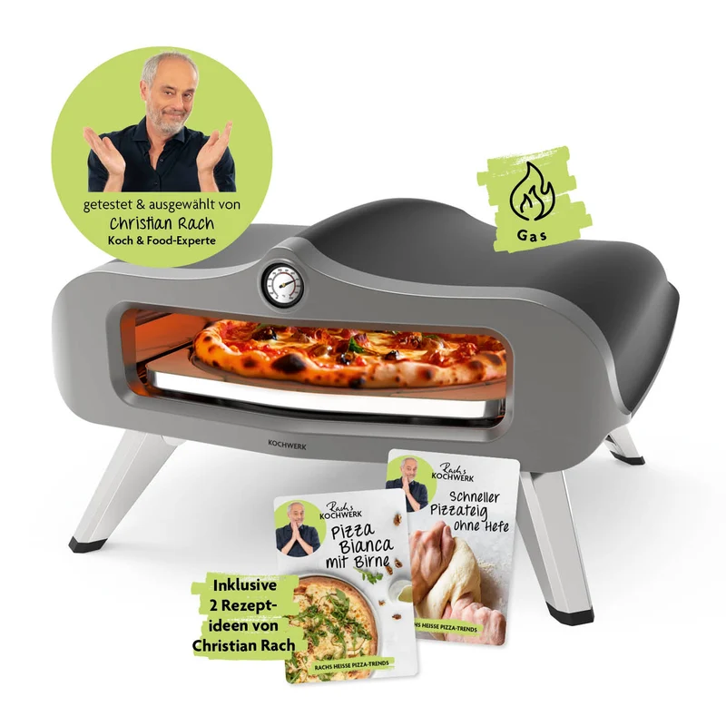 Gas-Pizzaofen für Pizzen bis zu Ø 34 cm