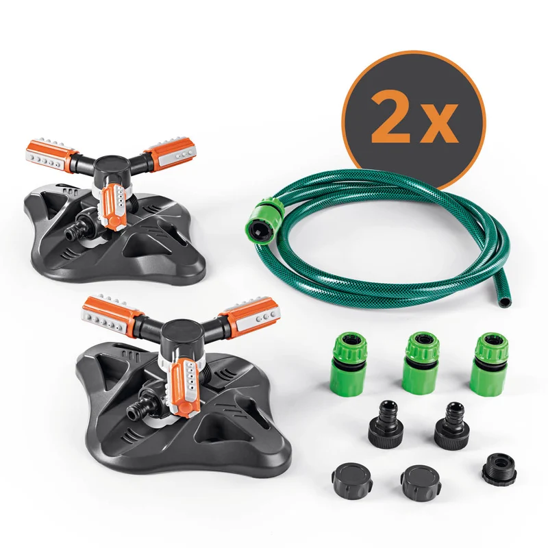 360°-Gartensprinkler - 2er-Set