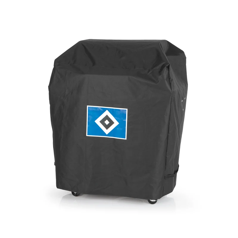 Wetterschutzhaube L - schwarz mit Logo