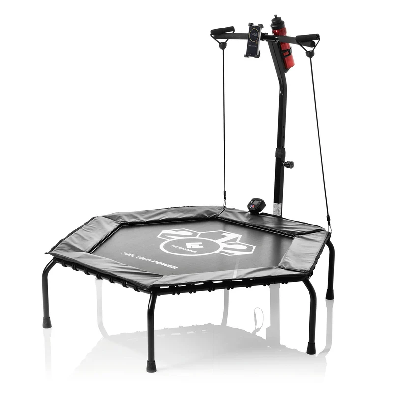 Fitness-Trampolin Smart - 5-fach höhenverstellbarer Haltegriff