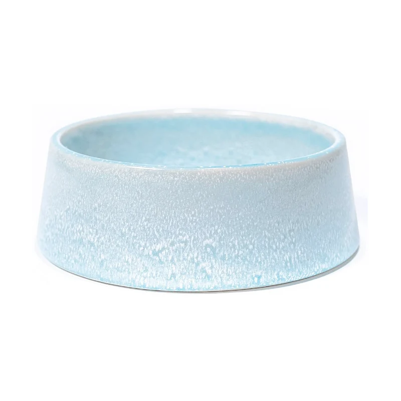 Hundenapf / Futternapf Keramik - 800 ml - Lebensmittelecht - Blau