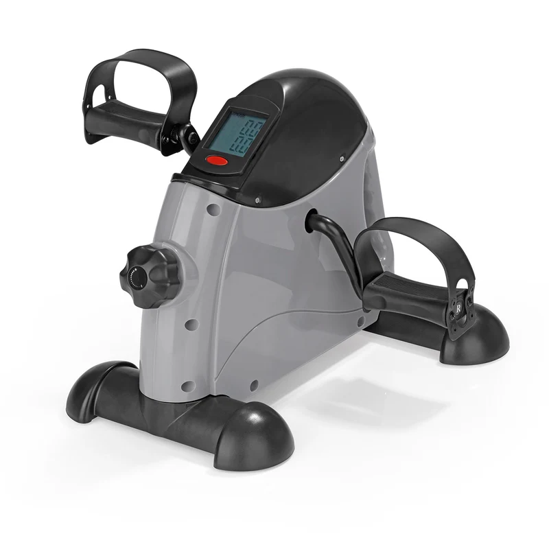 Mini-Trainer mit Metallschwungrad - grau/schwarz