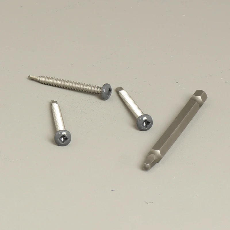 4,2x40 mm Schrauben Edelstahl Anthrazit, Weiß & Schwarz (60x)