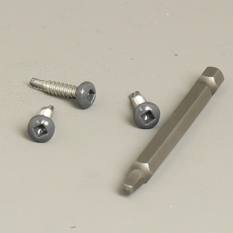Schrauben Edelstahl 4,2x19 Anthrazit, Weiß oder Schwarz (60x)