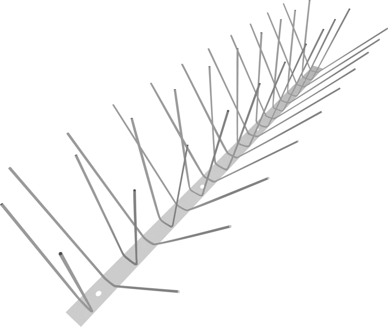 Taubenabwehr | Taubenabwehr Spikes 4-reihig 1 Meter