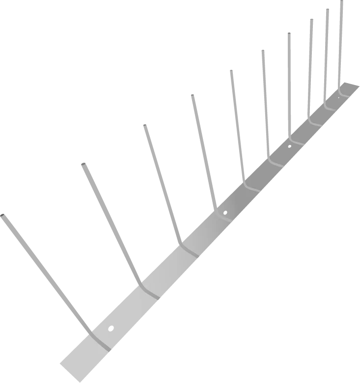 Taubenabwehr | Taubenabwehr Spikes 1-reihig 1 Meter