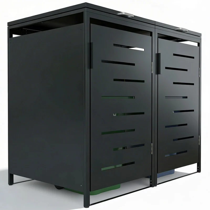 Metall Mülltonnenbox Arel