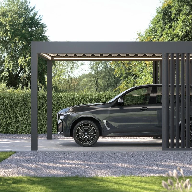 Carport-Dach Frame – Freistehend oder Wandmontage