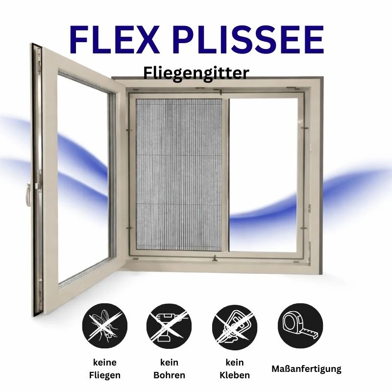B2B Flex Plissee ( ohne bohren zum klemmen )