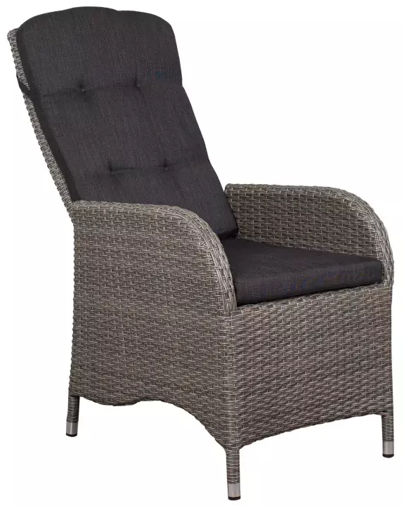Juan Dining Relaxsessel 8 mm smokey grey