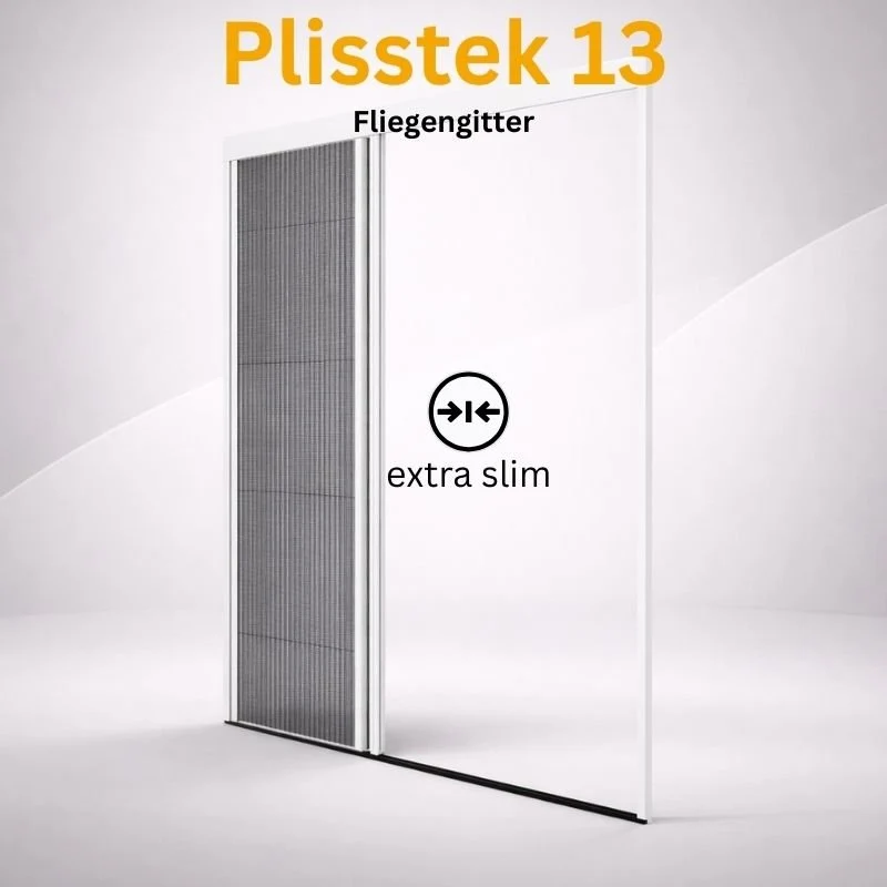 Plisstek13- Insektenschutz Slim 13mm Einbautiefe (zum schrauben oder kleben)